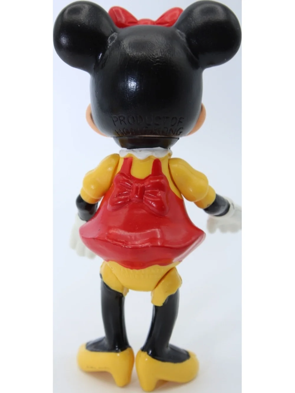 Vintage Walt Disney Mickey Mouse & Minnie Mouse Poseable Action Figure Lot 2 Pcs